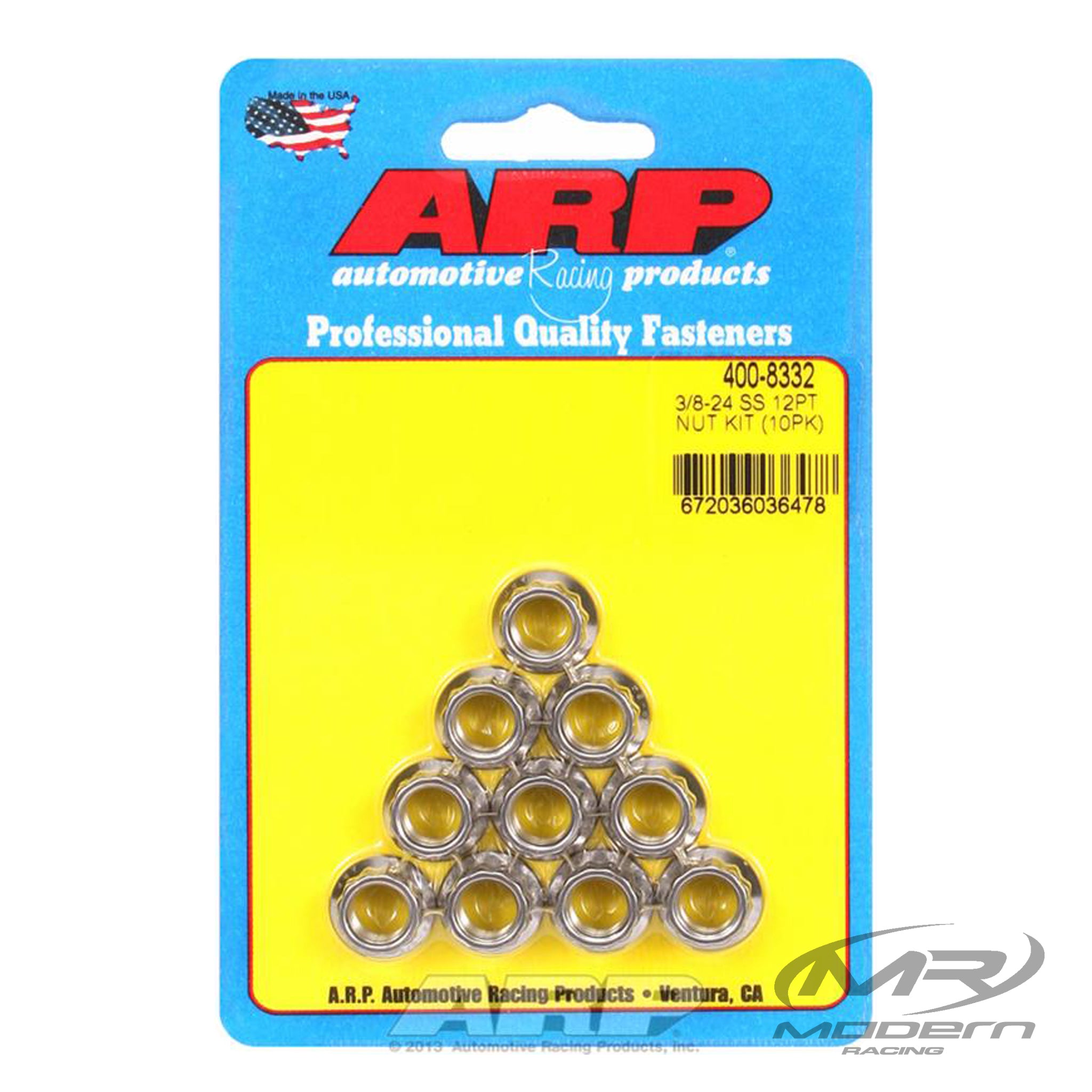ARP 12 Point Nuts 3 8 In 24 RH Modern Racing arp-12-point-nuts-3-8-in-24-rh-modern-racing
