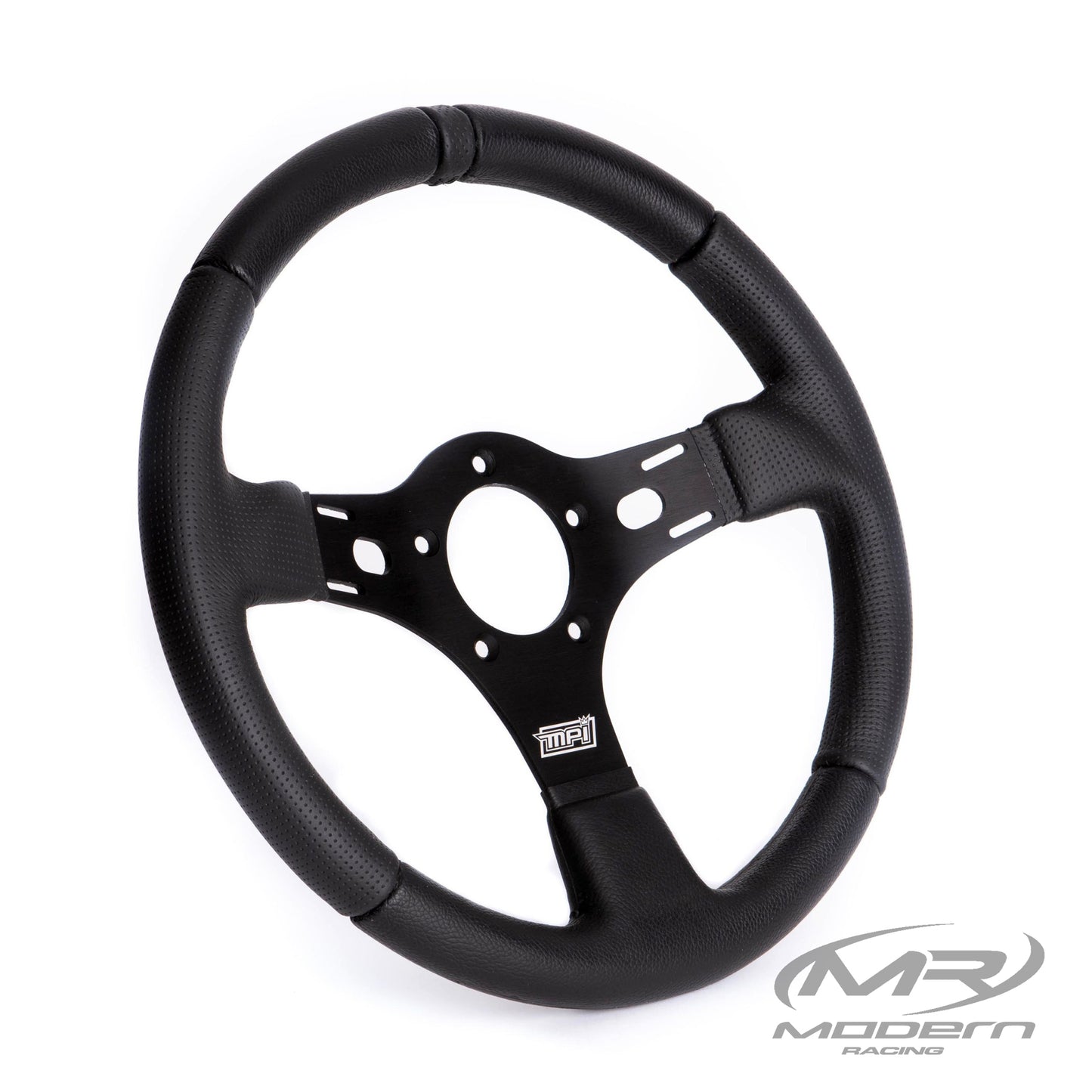MPI Steering Wheel. 5-Hole. 3-Spoke. Grant Style. Black.