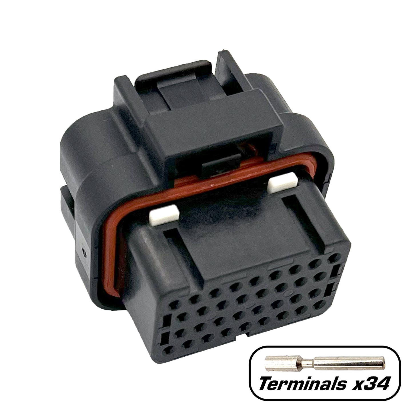 34 Position Socket Connector Kit {Key 1} (ECU, PDM)