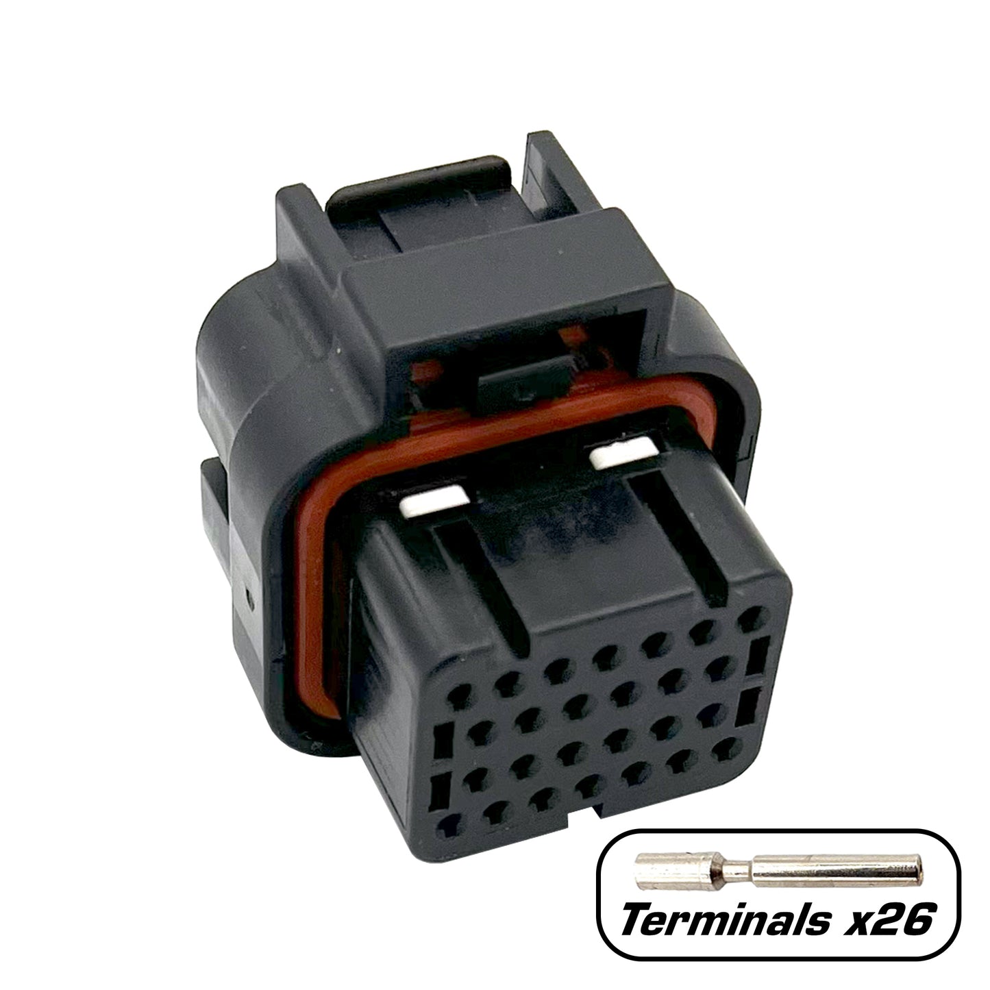 26 Position Socket Connector Kit {Key 1} (ECU, PDM)