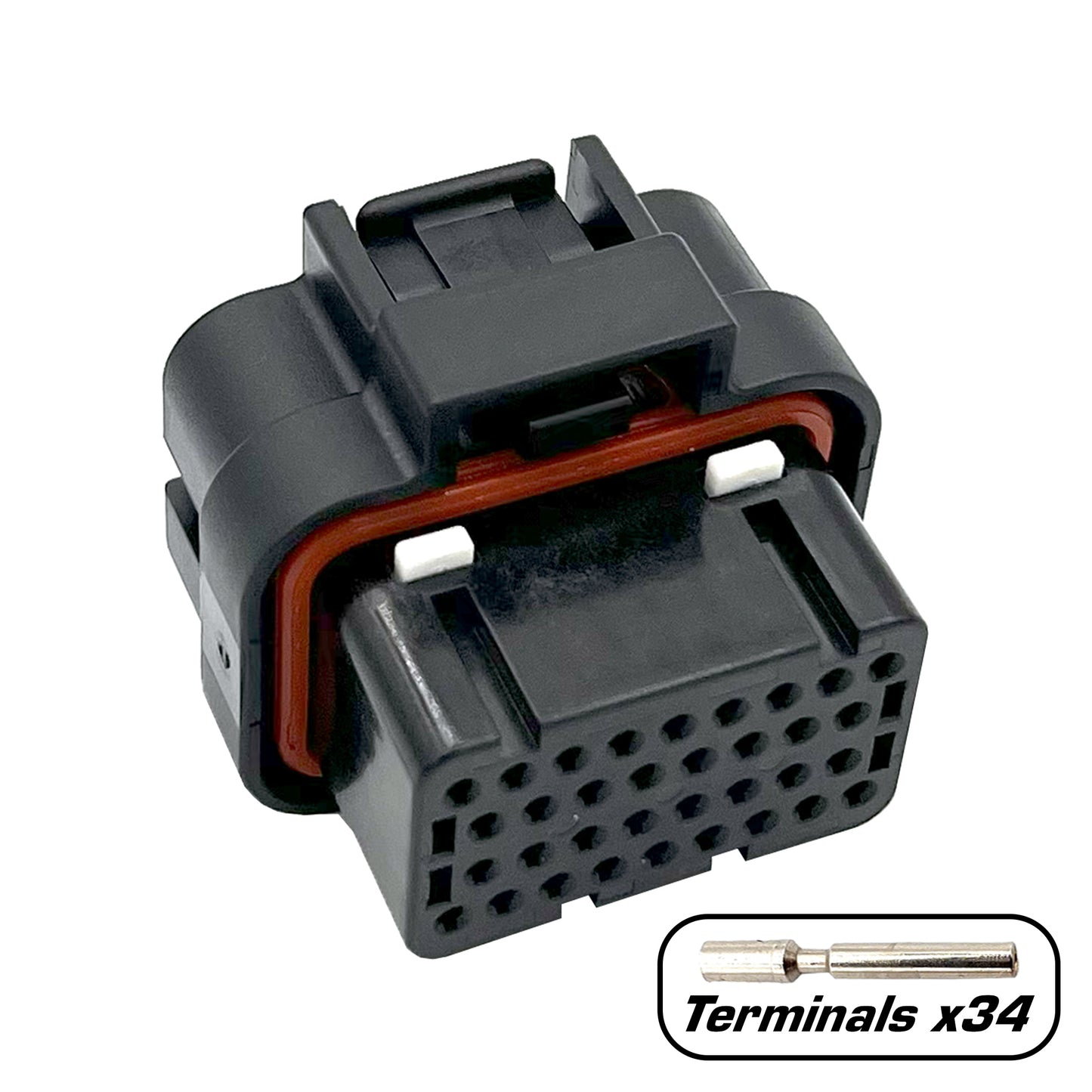 34 Position Socket Connector Kit {Key 2} (ECU, PDM)