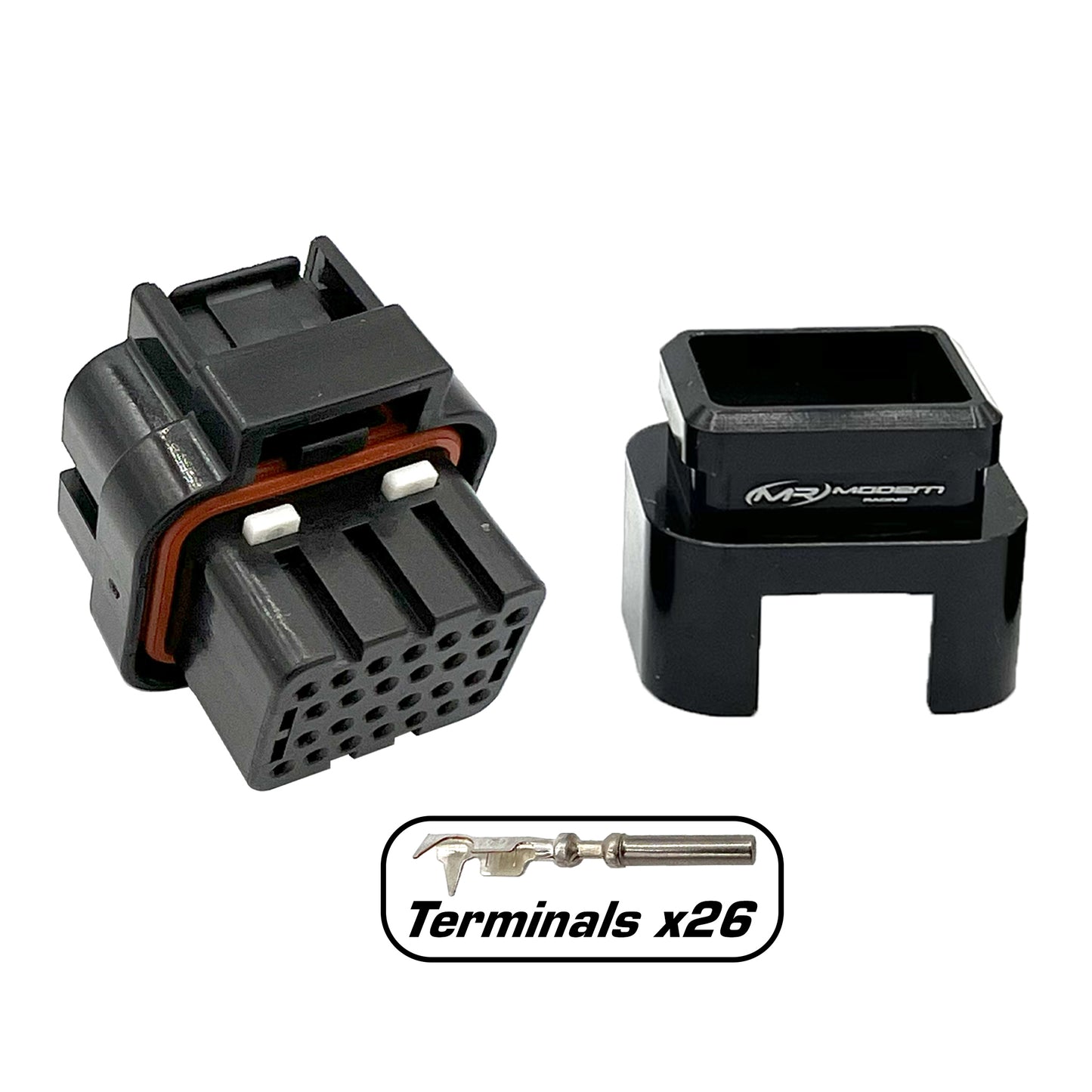 26 Position Socket Connector Kit {Key 3} (ECU, PDM)