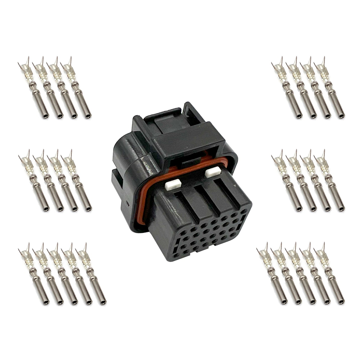 26 Position Socket Connector Kit {Key 3} (ECU, PDM)