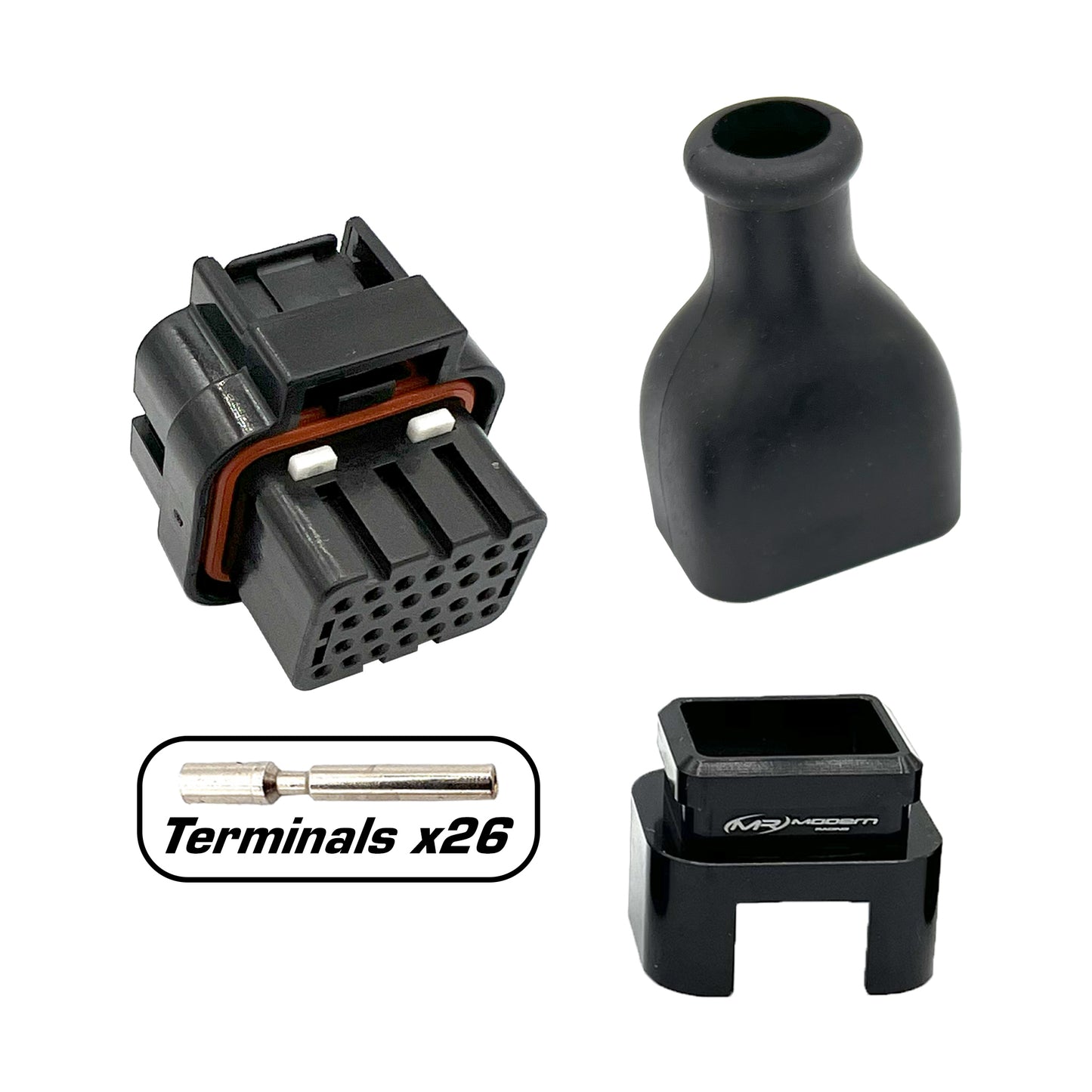 26 Position Socket Connector Kit {Key 3} (ECU, PDM)