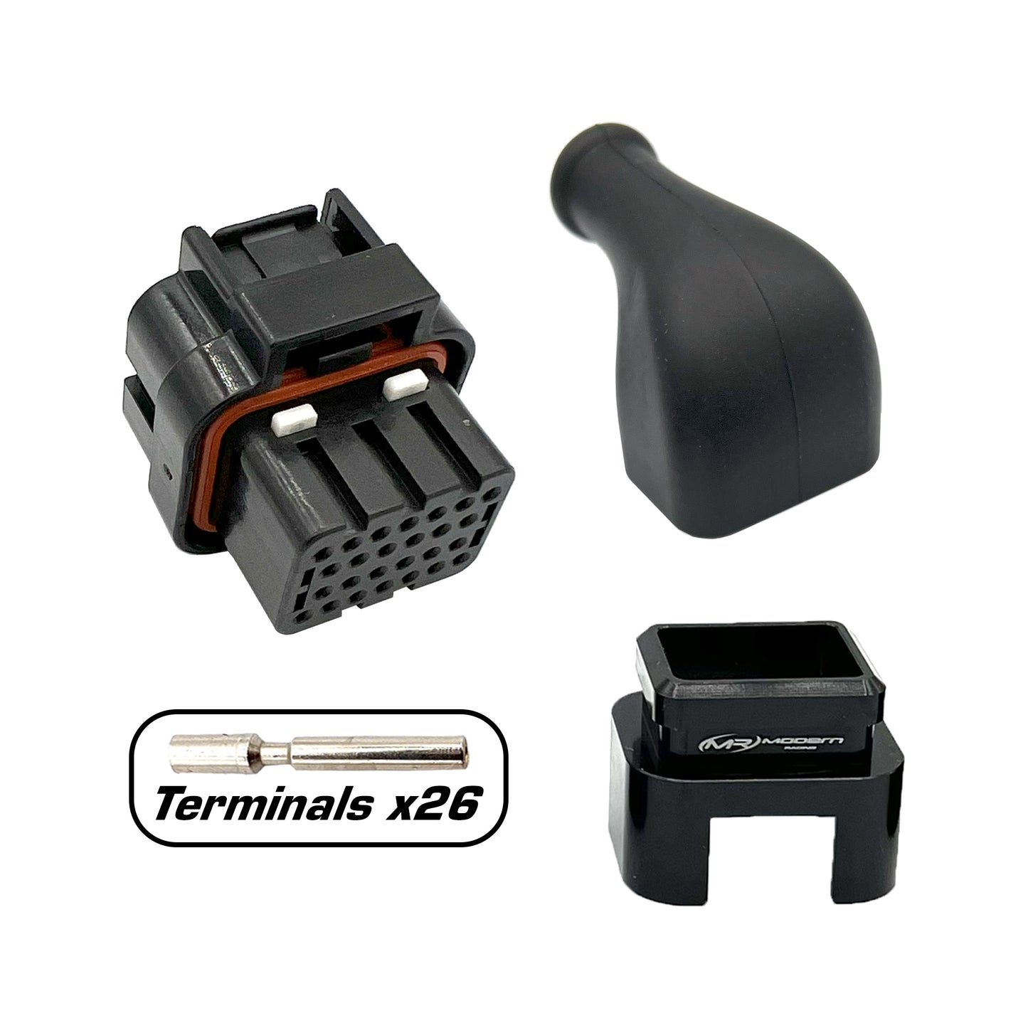 26 Position Socket Connector Kit {Key 3} (ECU, PDM)