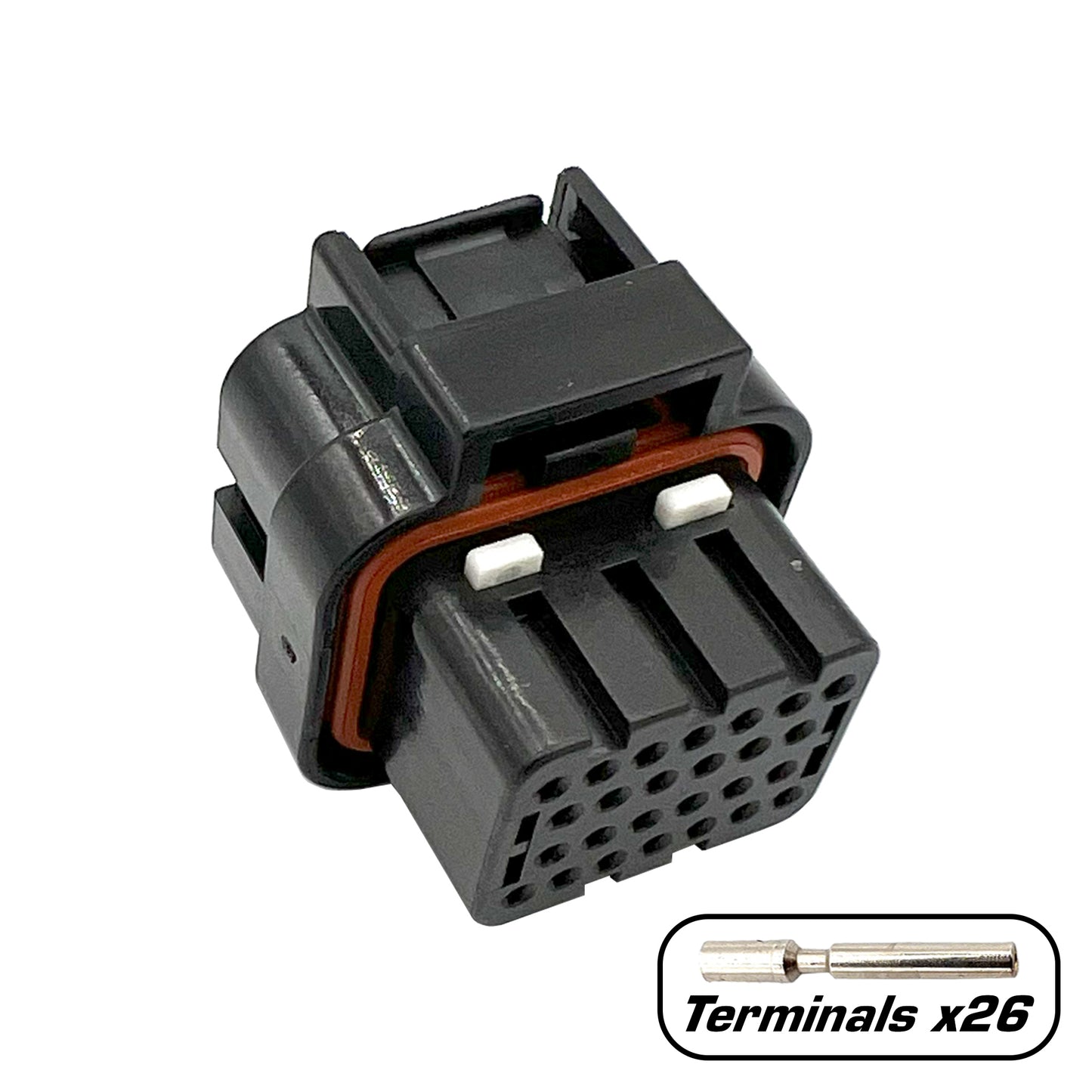 26 Position Socket Connector Kit {Key 3} (ECU, PDM)