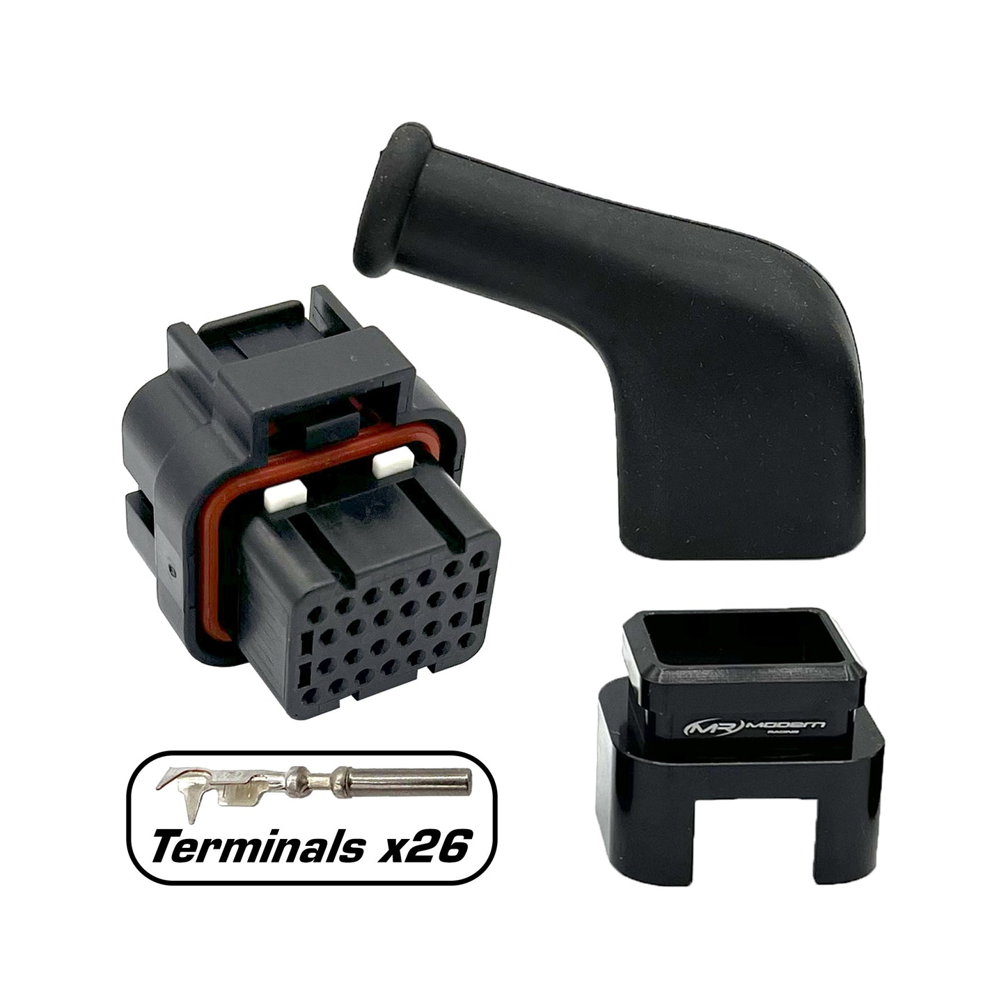 26 Position Socket Connector Kit {Key 2} (ECU, PDM)