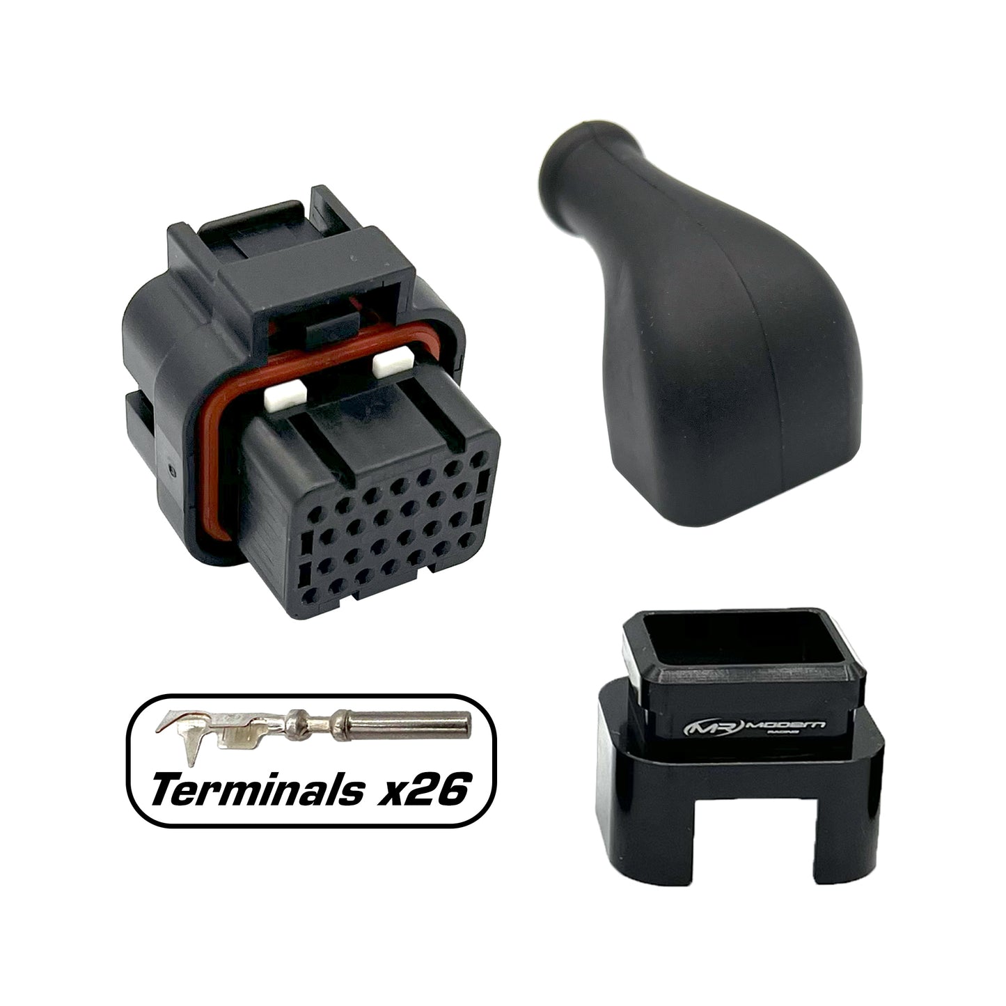 26 Position Socket Connector Kit {Key 2} (ECU, PDM)