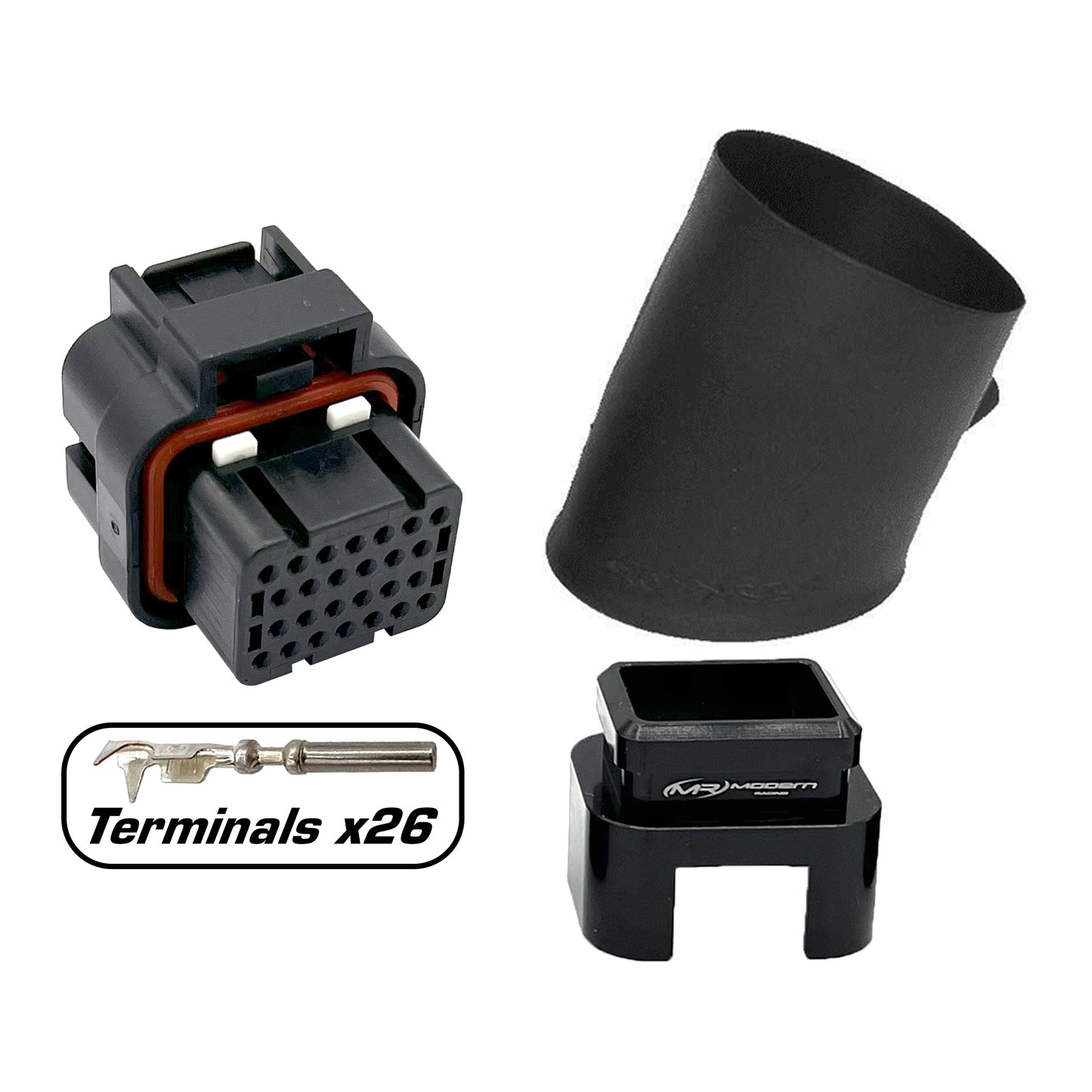 26 Position Socket Connector Kit {Key 2} (ECU, PDM)