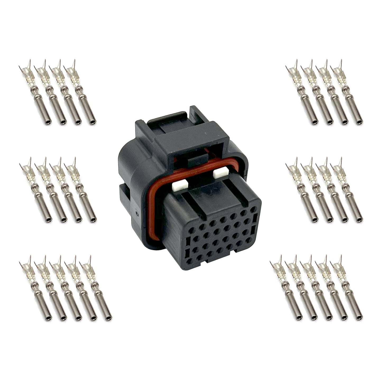 26 Position Socket Connector Kit {Key 2} (ECU, PDM)