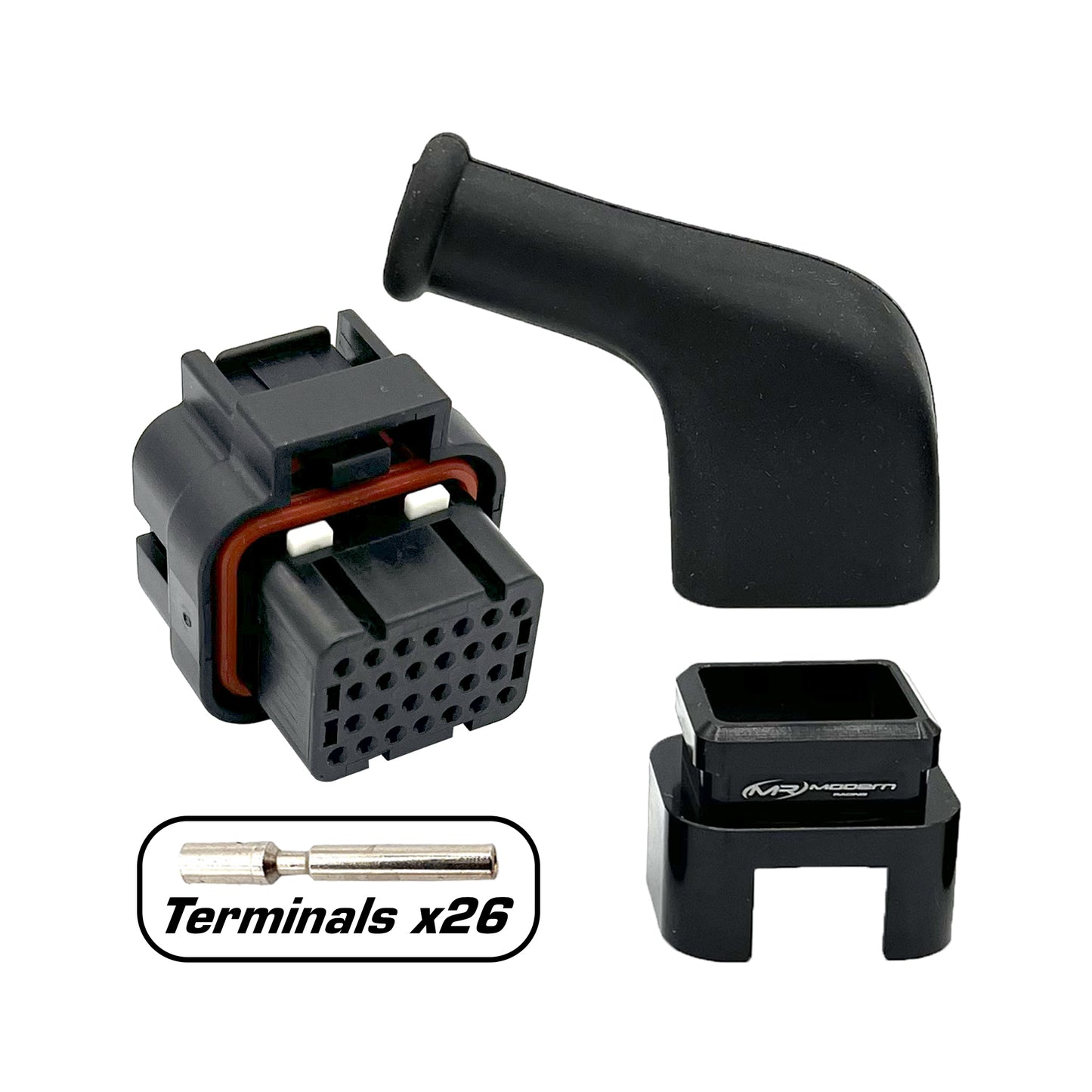26 Position Socket Connector Kit {Key 2} (ECU, PDM)