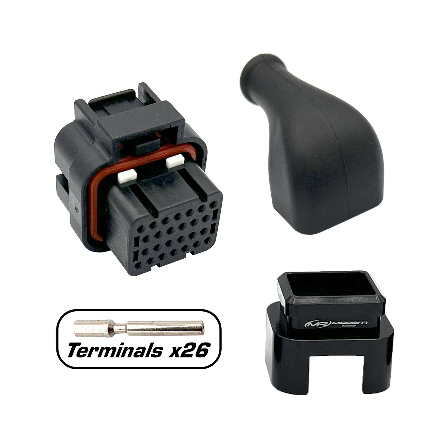26 Position Socket Connector Kit {Key 2} (ECU, PDM)