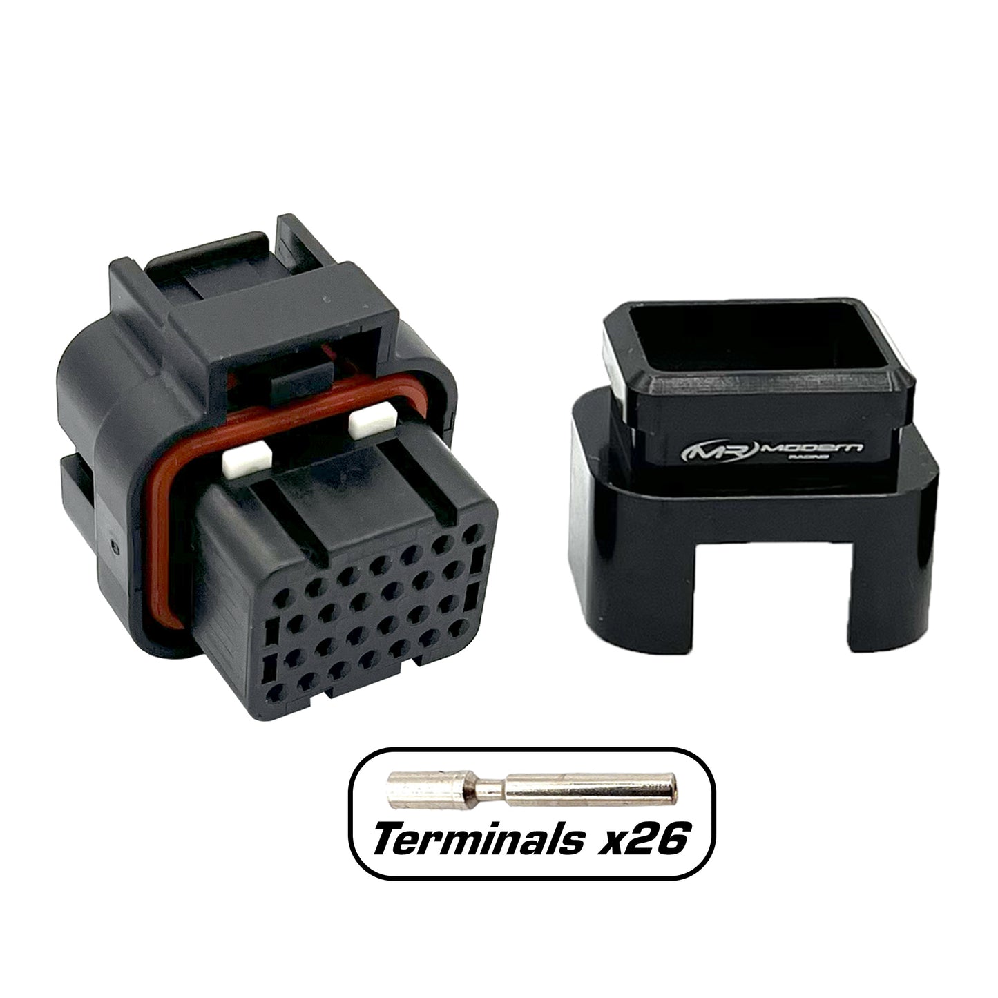 26 Position Socket Connector Kit {Key 2} (ECU, PDM)