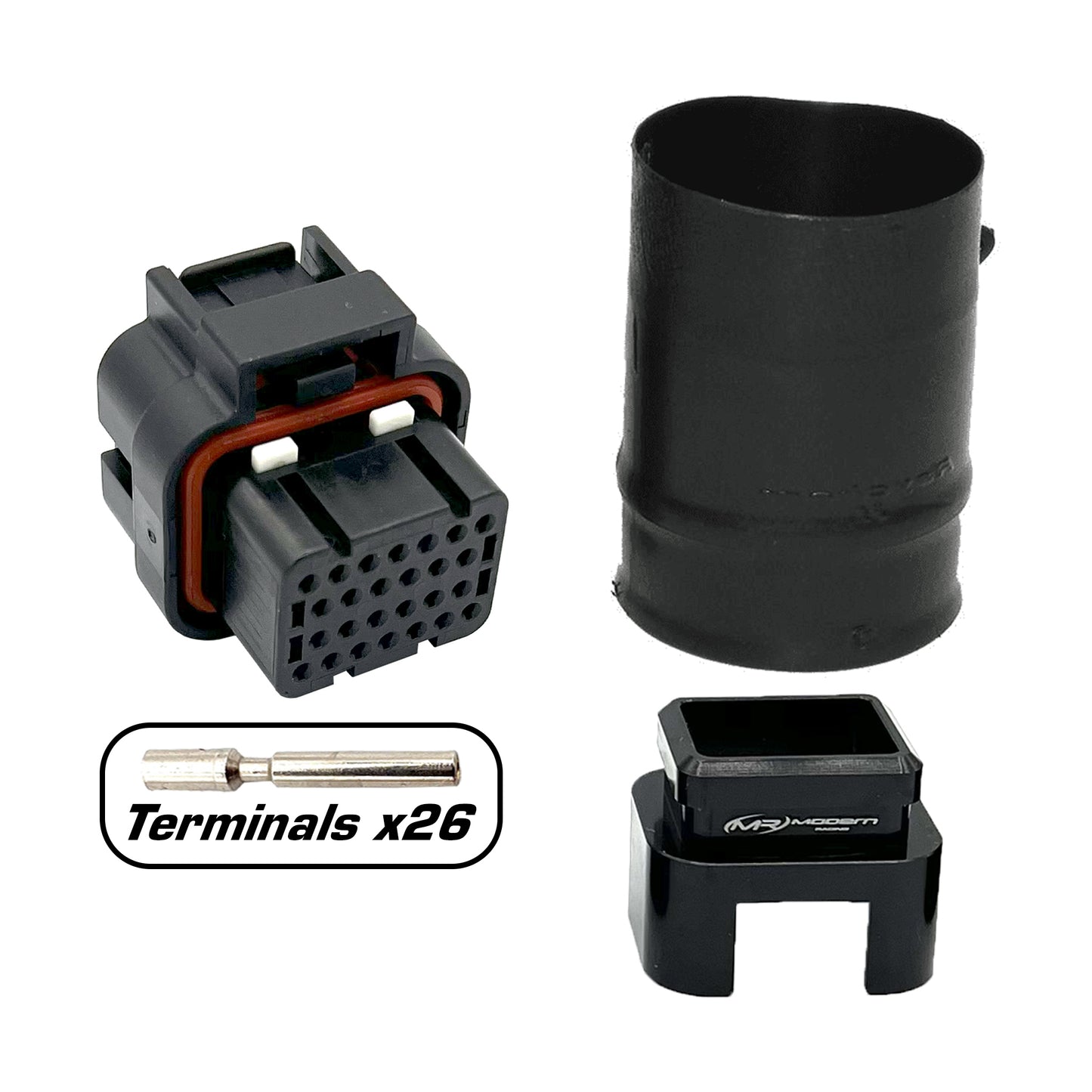 26 Position Socket Connector Kit {Key 2} (ECU, PDM)