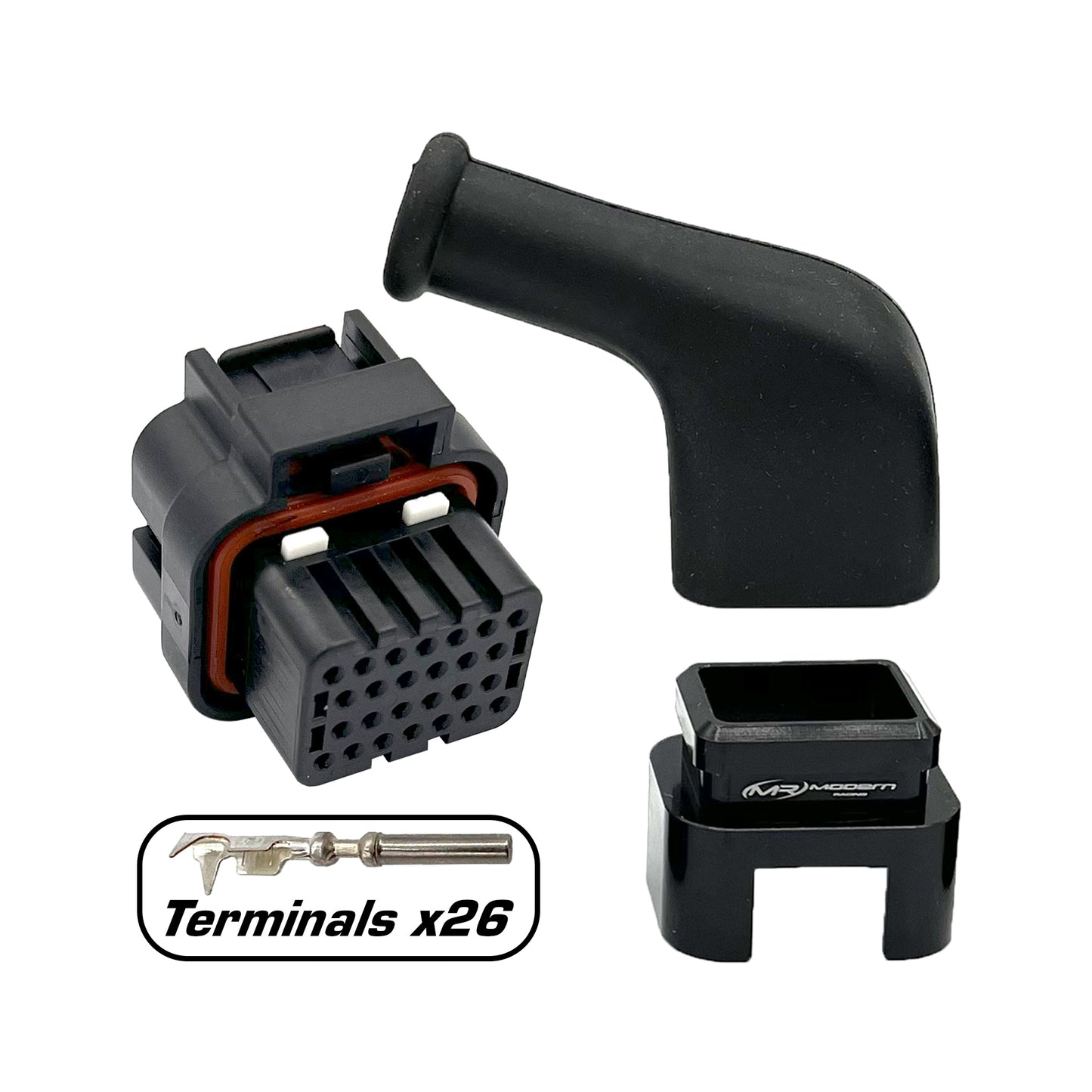 26 Position Socket Connector Kit {Key 4} (ECU, PDM)