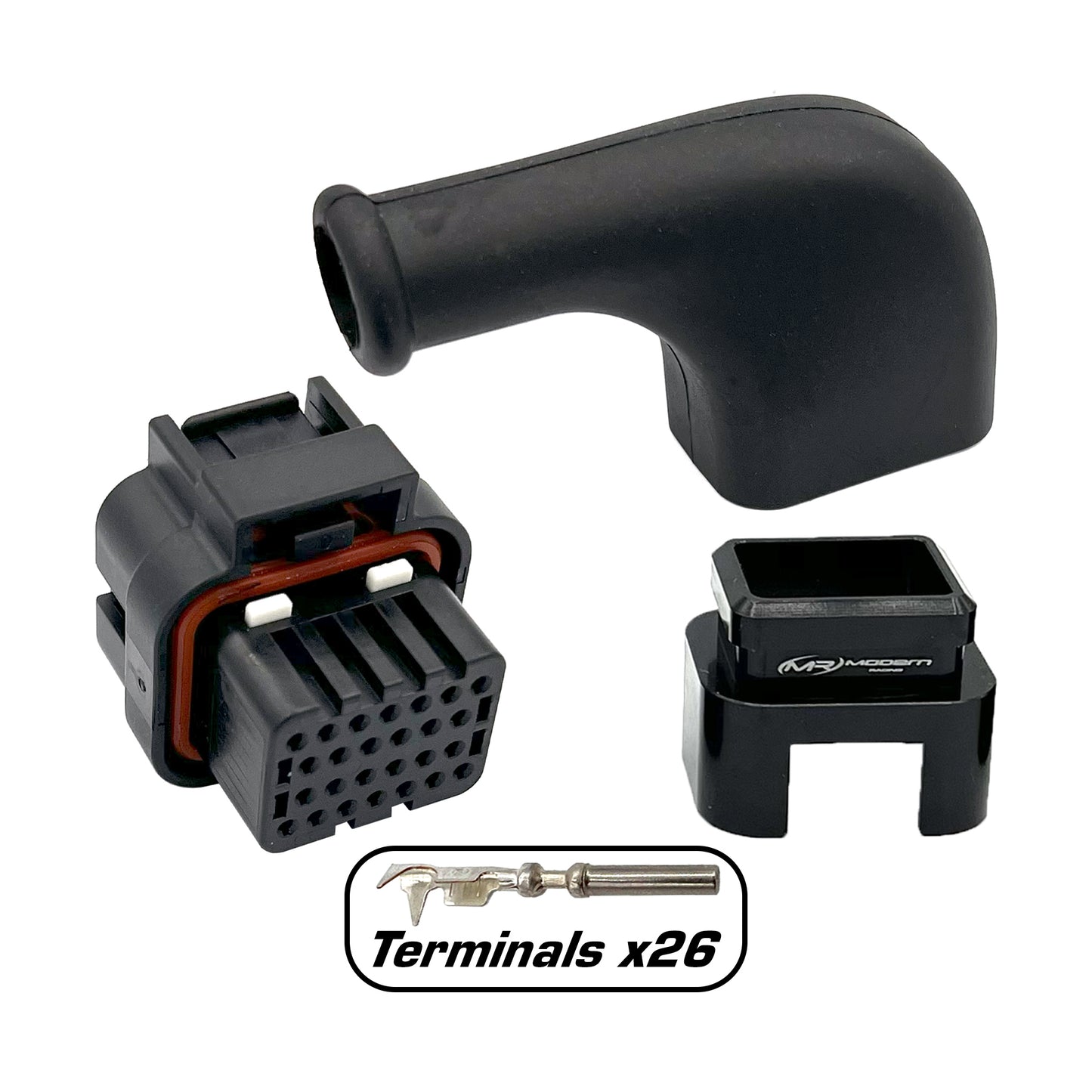 26 Position Socket Connector Kit {Key 4} (ECU, PDM)