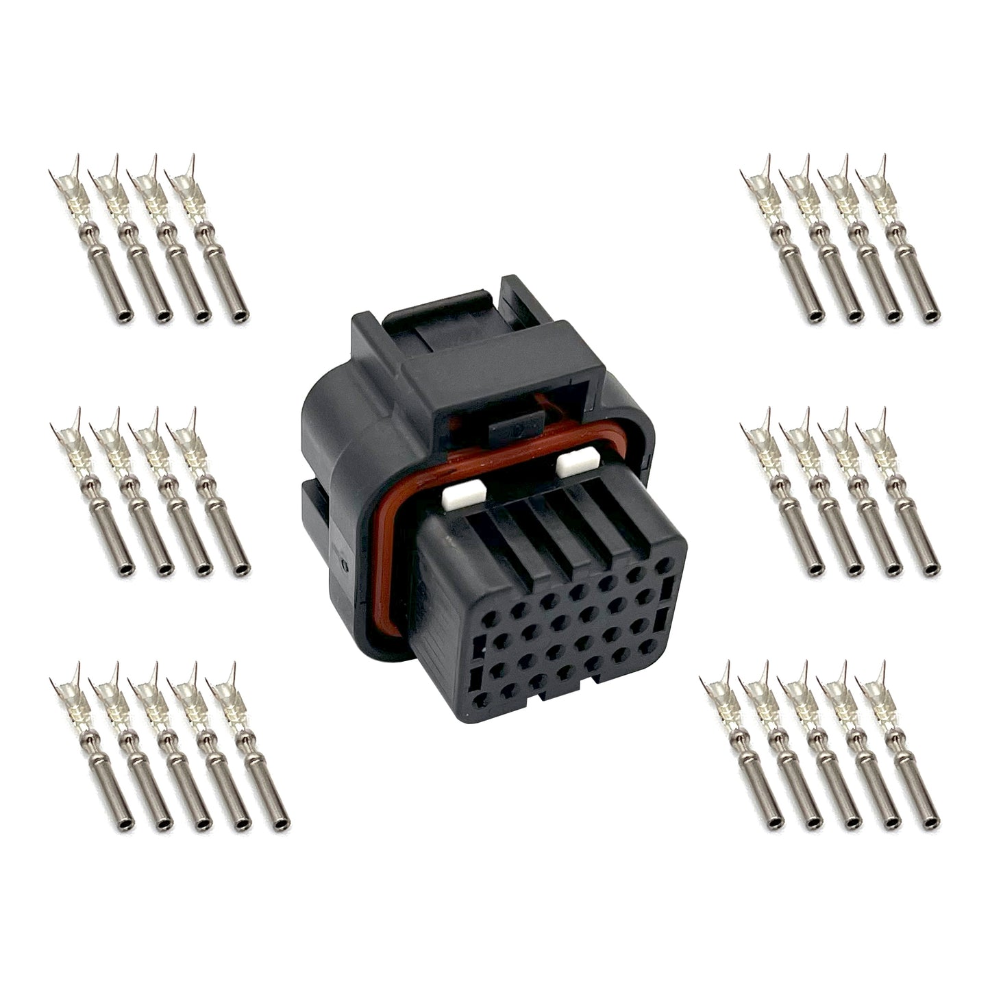26 Position Socket Connector Kit {Key 4} (ECU, PDM)
