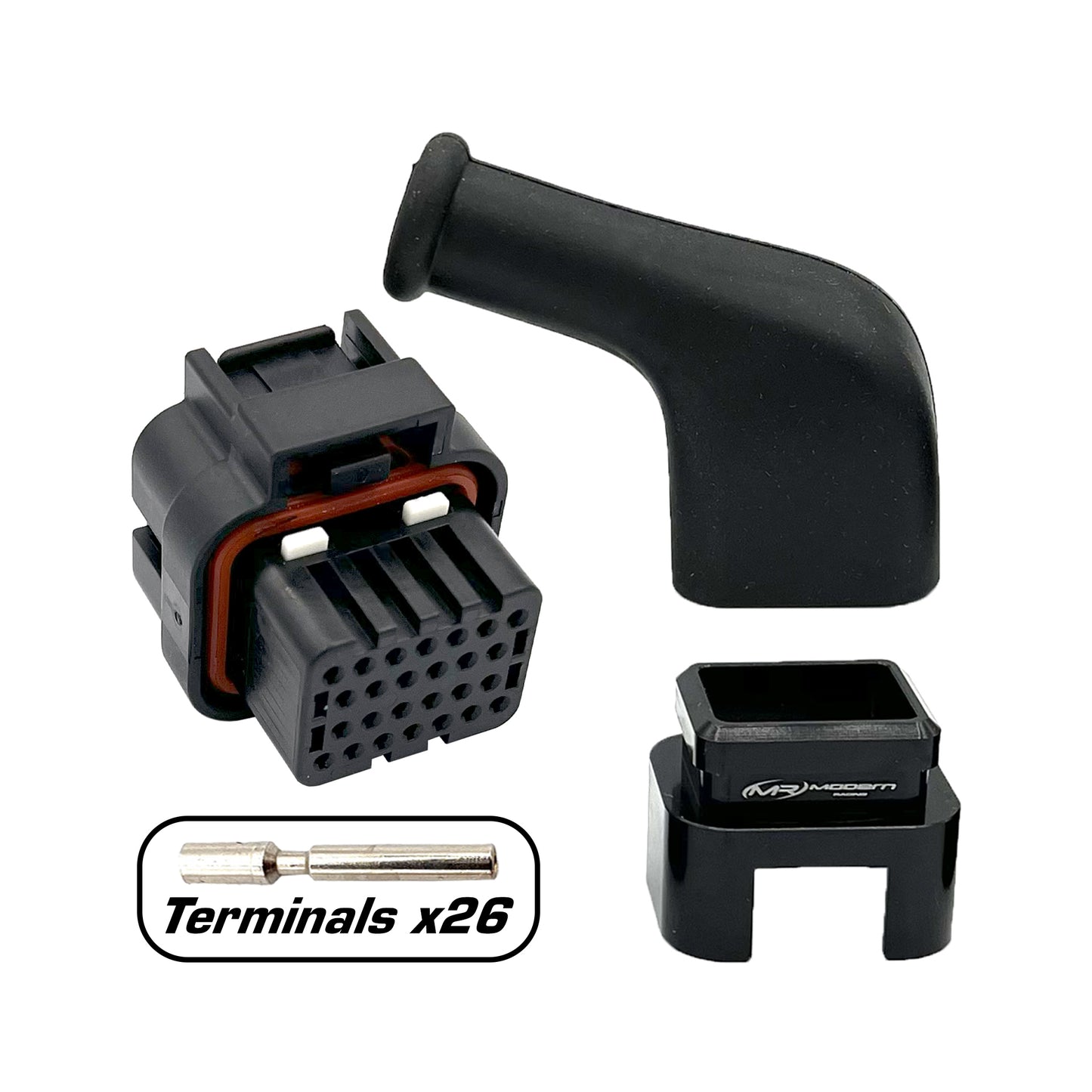 26 Position Socket Connector Kit {Key 4} (ECU, PDM)