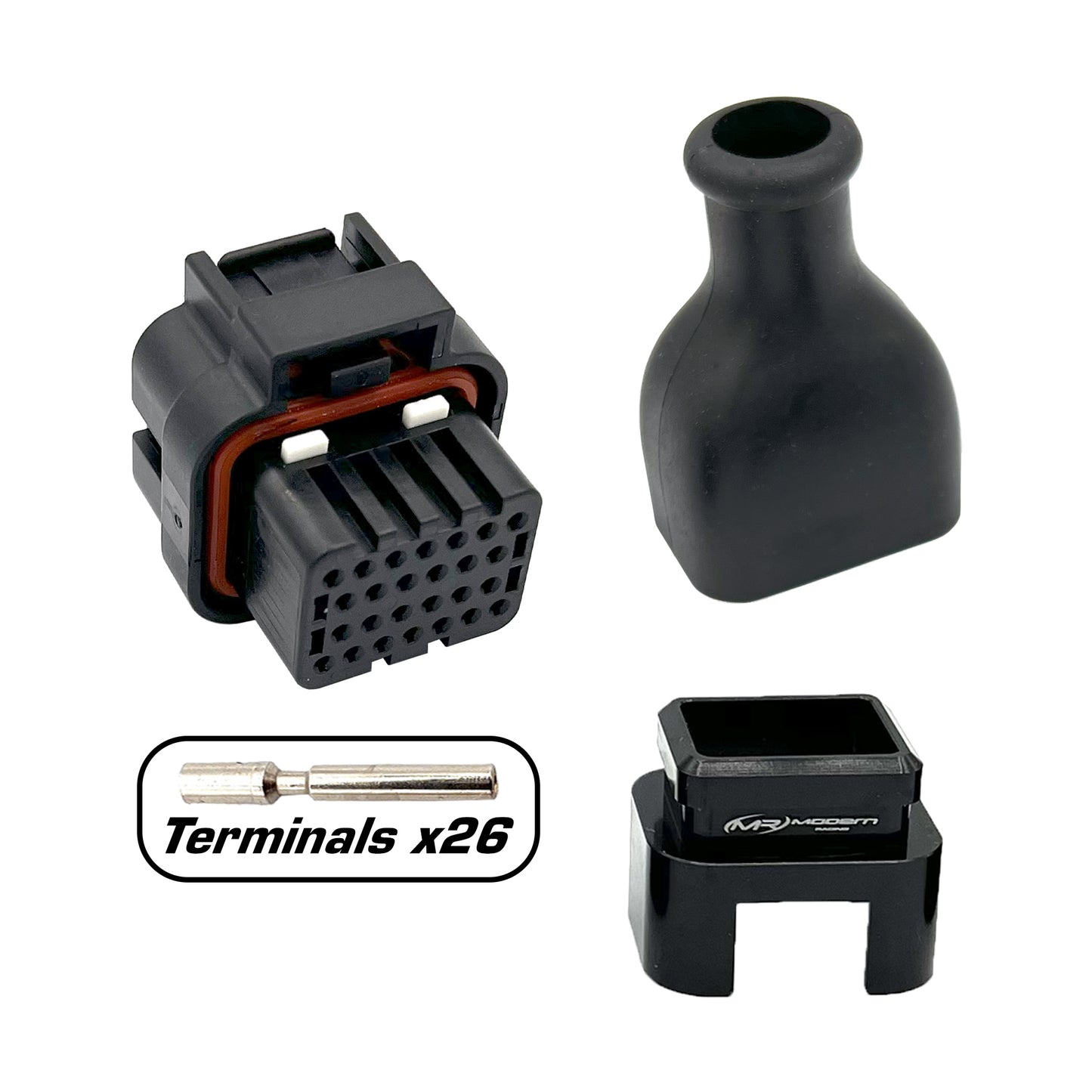 26 Position Socket Connector Kit {Key 4} (ECU, PDM)