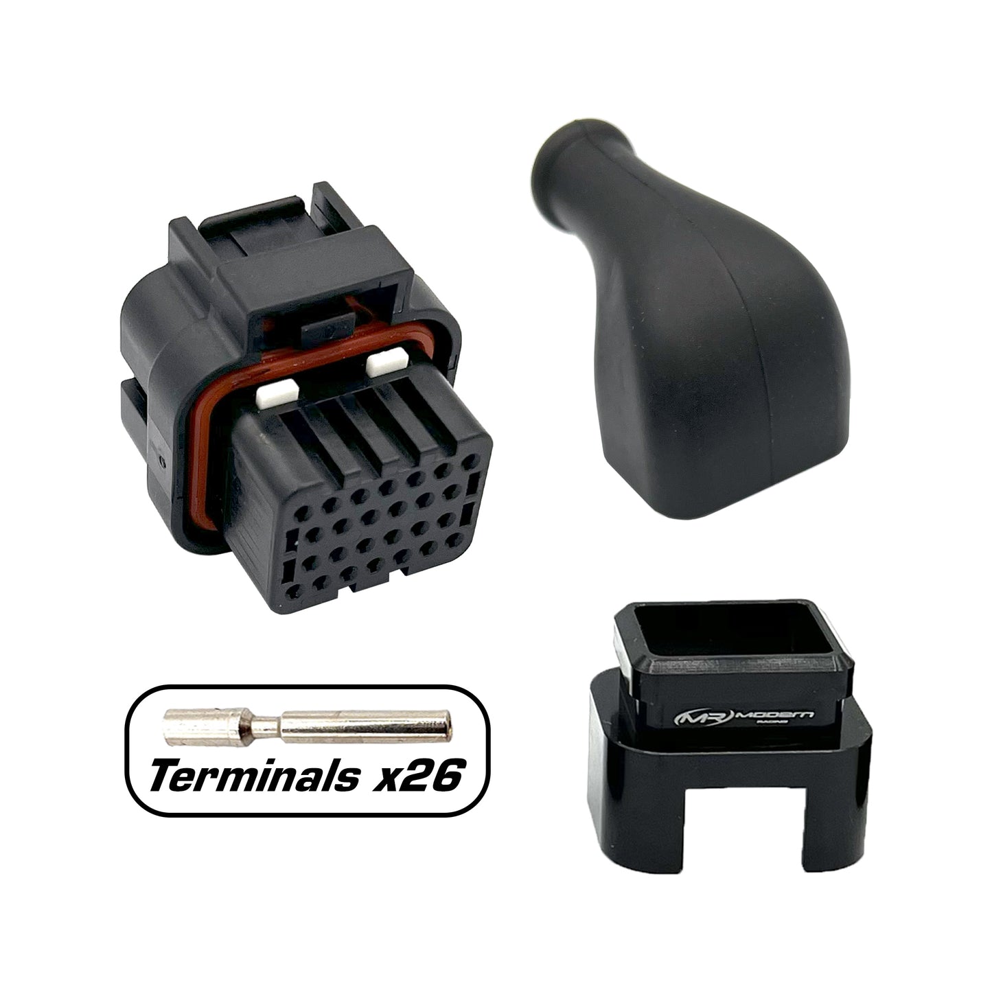 26 Position Socket Connector Kit {Key 4} (ECU, PDM)