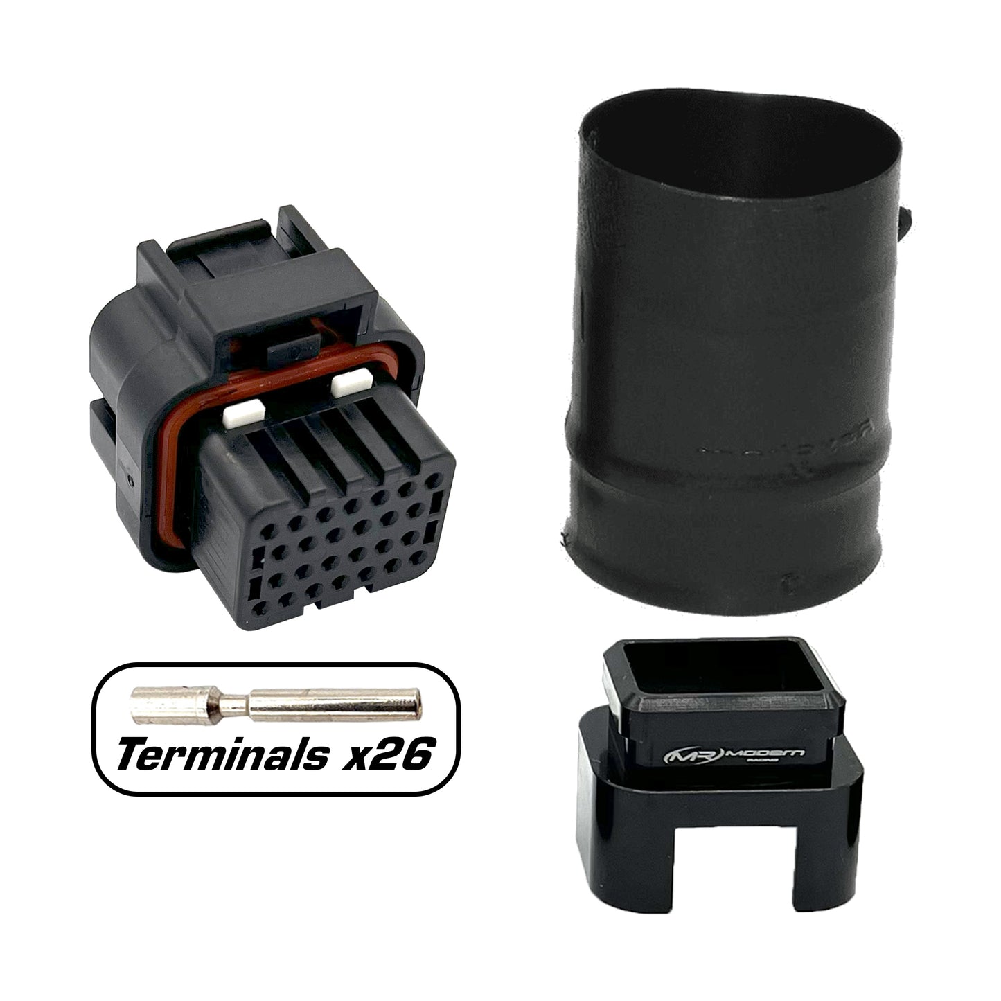 26 Position Socket Connector Kit {Key 4} (ECU, PDM)