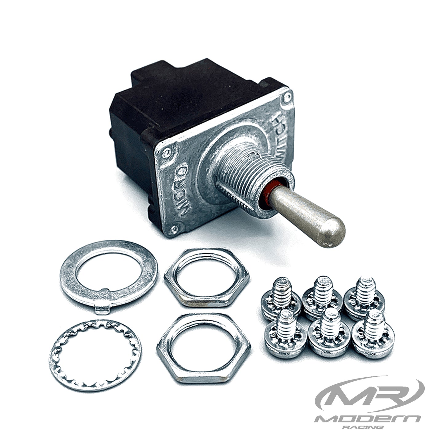 Toggle Switch. Dual-Pole (MOMENTARY-OFF-ON)