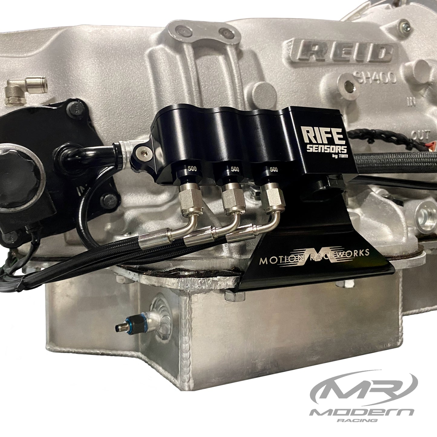 RIFE Pro Series Transmission Combo Pack for TH400 Lock Up Transmission Pressure Triple Sensor Block Kit with Mount