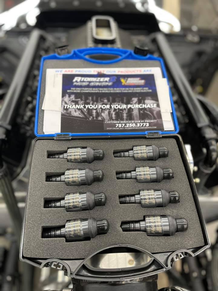 NEW. Billet Atomizer 800PPH Racing Injector Set