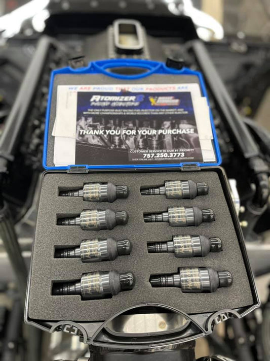 NEW. Billet Atomizer 800PPH Racing Injector Set