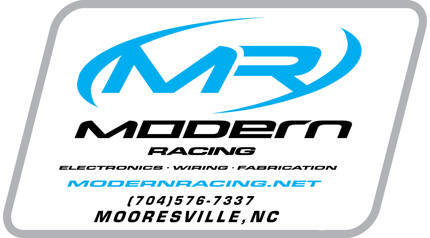 Modern Racing Contingency Sticker