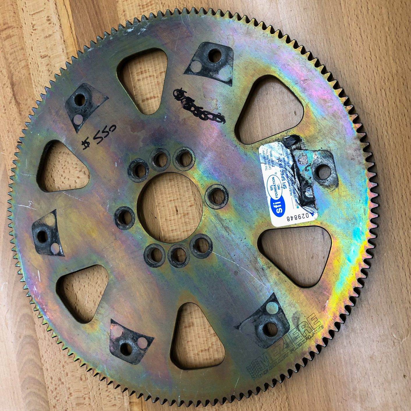 True Billet Flexplate Chevrolet Pro Mod Design – 136 Tooth 1/2in Crank Holes