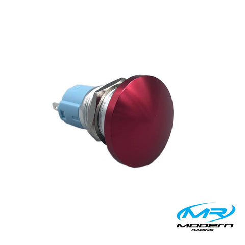 1" Oversized Momentary Push Button Switch. Red