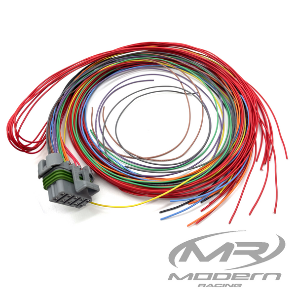 MR Builder Series Holley HP And Dominator Mil-Spec Unterminated 16 Injectors MPFI Harness EV1
