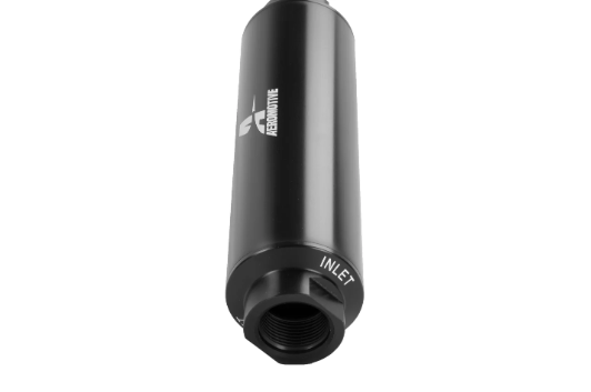 100 Micron Extreme Flow Fuel Filter with AN-16 ORB Ports & Stainless Mesh Element