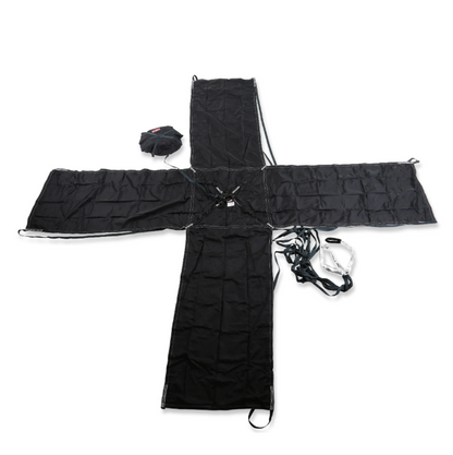 Simpson Air Boss 10' Parachute (Black) w. 8 Kevlar Lines