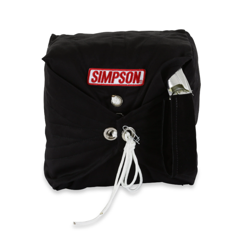 Simpson Air Boss 10' Parachute (Black) w. 8 Kevlar Lines