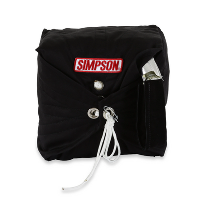 Simpson Air Boss 10' Parachute (Black) w. 8 Kevlar Lines