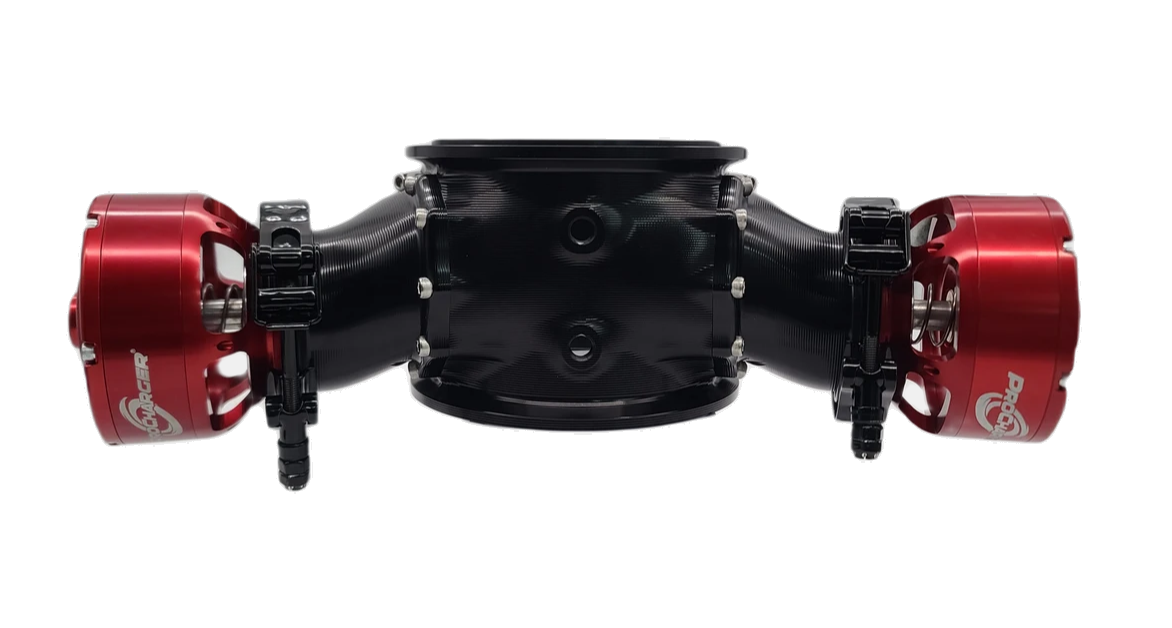 123mm Blow off assembly with 2.5" connectors