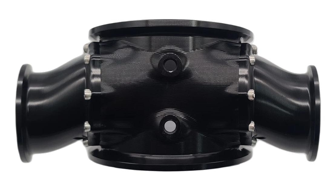 123mm Blow off assembly with 2.5" connectors