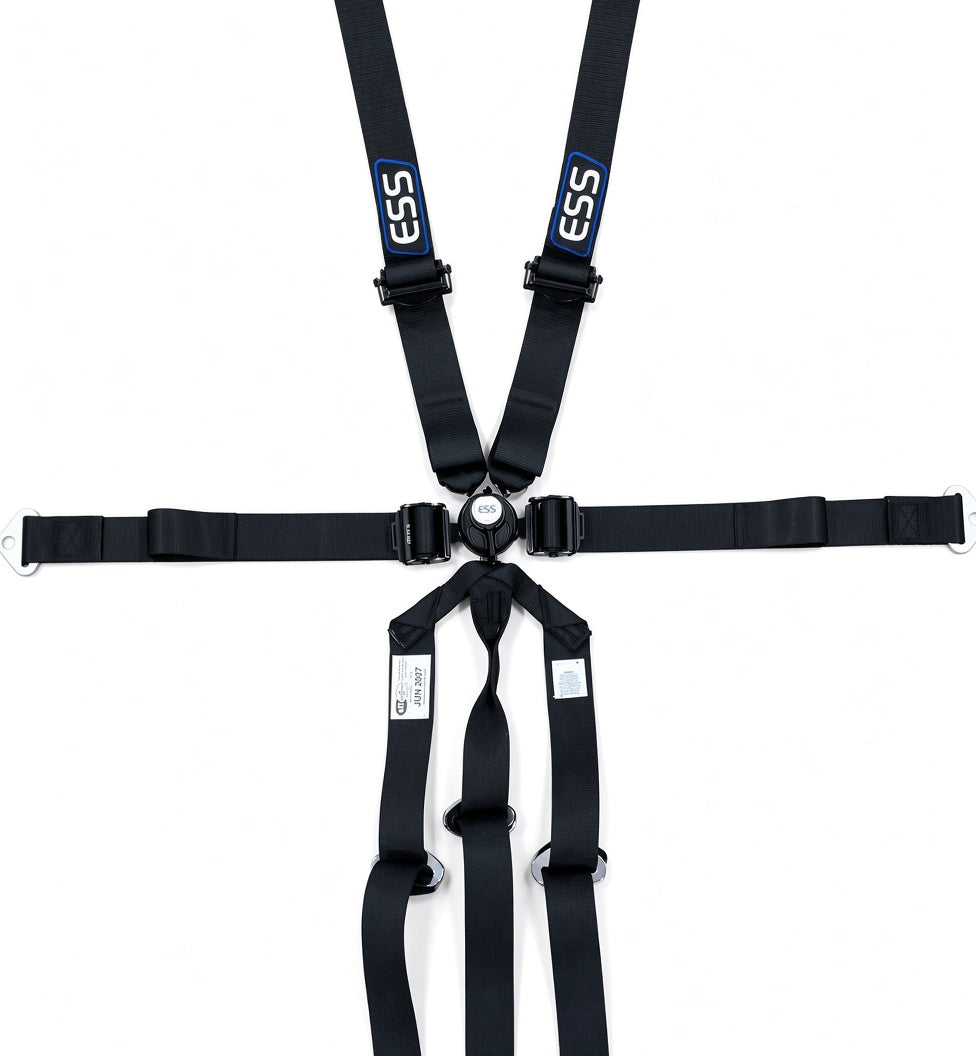7pt Harness, Camlock, Small Tongue, 2" Shoulders, 2" Laps, Both Laps Pull Down SFI 16.1