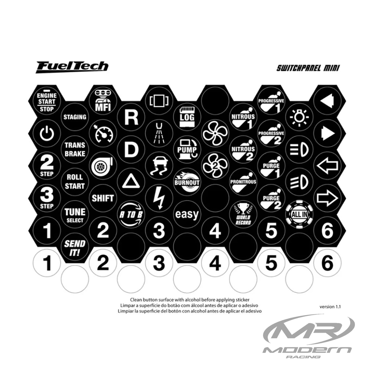 SwitchPanel-4 Mini - 4 Button Racing Switch Panel