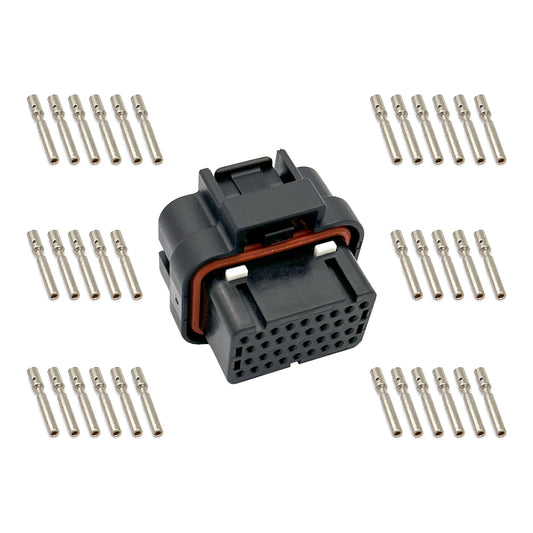34 Position Socket Connector Kit {Key 1} (ECU, PDM)