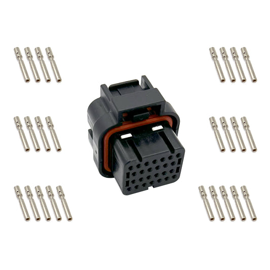 26 Position Socket Connector Kit {Key 1} (ECU, PDM)