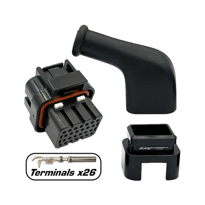 26 Position Socket Connector Kit {Key 3} (ECU, PDM)