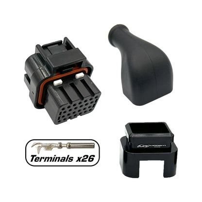26 Position Socket Connector Kit {Key 3} (ECU, PDM)