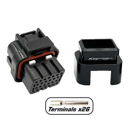 26 Position Socket Connector Kit {Key 3} (ECU, PDM)