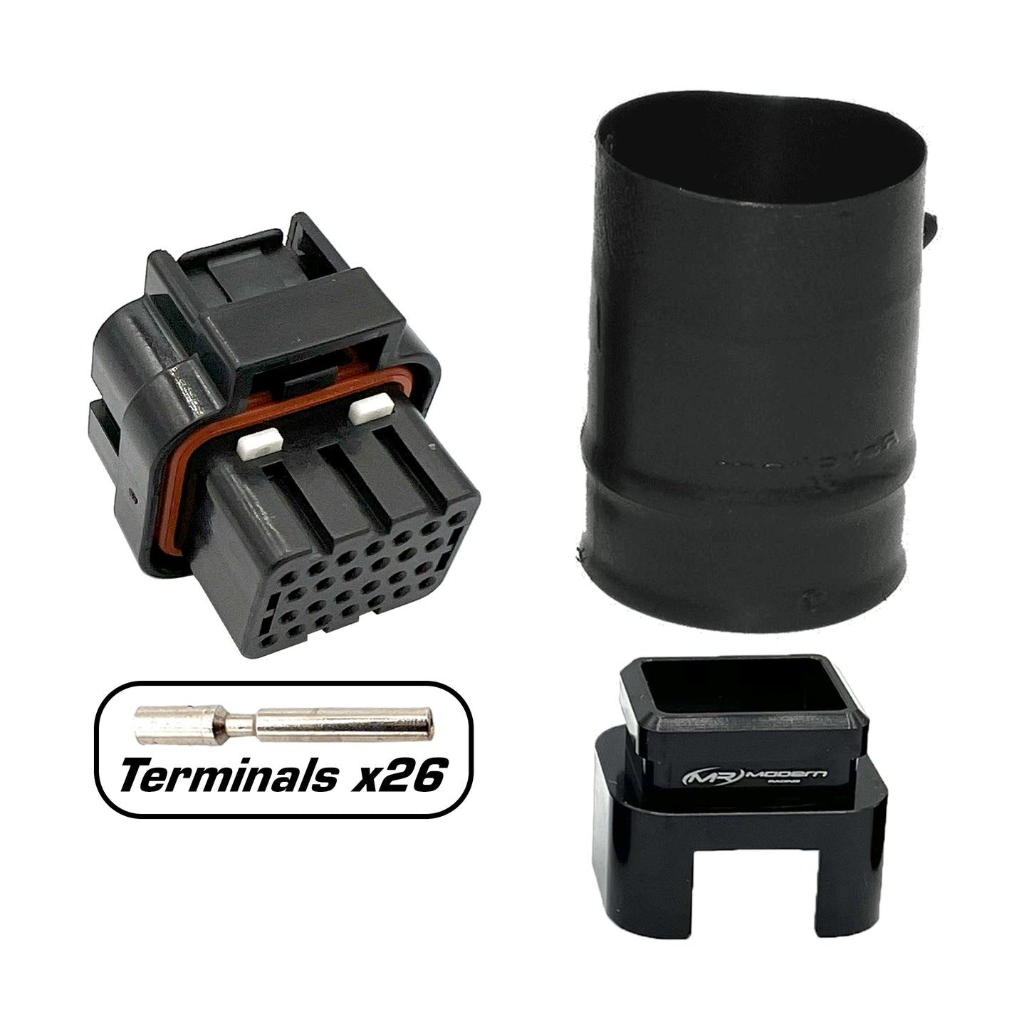 26 Position Socket Connector Kit {Key 3} (ECU, PDM)