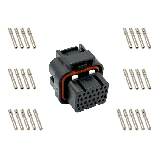 26 Position Socket Connector Kit {Key 2} (ECU, PDM)