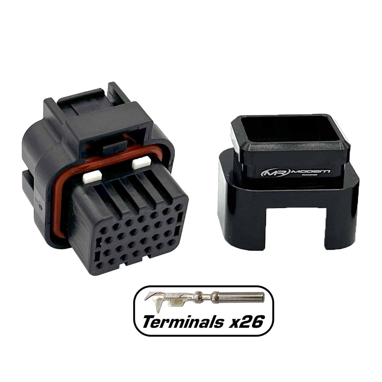 26 Position Socket Connector Kit {Key 4} (ECU, PDM)