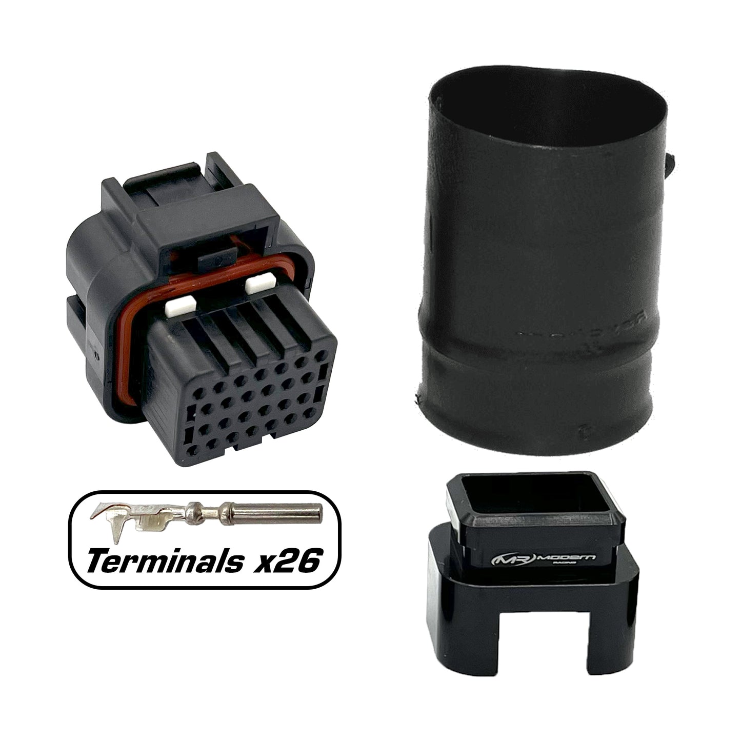 26 Position Socket Connector Kit {Key 4} (ECU, PDM)
